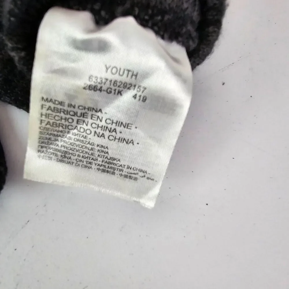 Nike Kids Gloves‎ Gray Swoosh Logo Youth